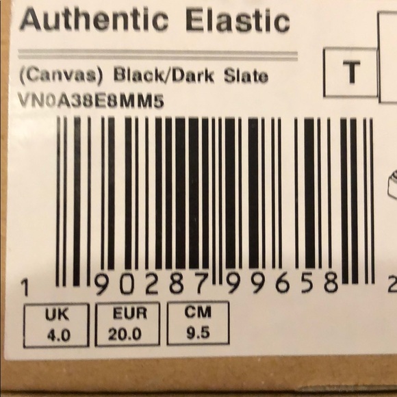 Canvas Authentic Elastic Vans - Picture 4 of 4